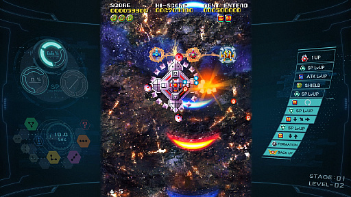 画像集#009のサムネイル/「ソルクレスタ」プレイレポート。3機の戦闘機を組み替え，多彩な攻撃で敵を撃つ！“クレスタ・サーガ”の最新作