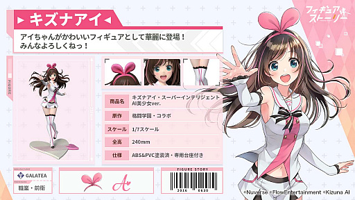 画像集#002のサムネイル/「フィギュアストーリー」，リリース直前公式生放送で人気声優陣とキズナアイが共演