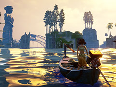Switch「ミクと水没都市」の配信が本日スタート。水没し,荒廃した広大なフィールドを探索する,ビジュアルと世界設定が魅力のタイトル
