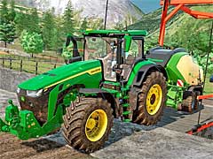 PC「Farming Simulator 22」,新たなマルチプレイモード「Arena」と「Bale Stacking」のオープンβテスト開始。小麦を収穫して高く積み上げろ