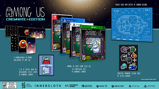 画像集#002のサムネイル/「Among Us」，コンシューマ機向けパッケージ版の“コレクターズエディション”が発表