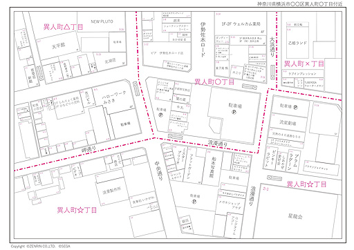 画像集#002のサムネイル/あのゼンリンが「LOST JUDGMENT：裁かれざる記憶」の舞台“神室町”の住宅地図を制作。龍が如くスタジオ×ゼンリンTwitterコラボ第2弾