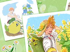 「縁がわ男子とけものたん」新追加コンテンツ,アルバムノベル第2弾「夏ノ頁」を配信。期間限定50%OFFサマーキャンペーンを開催中