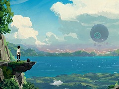 緑あふれる惑星に,黒光りする機械の大群。手描きアニメのような美しい世界を冒険するパズルADV「Planet of Lana」が発売
