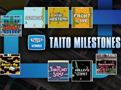 ニンジャウォーリアーズやエレベーターアクションなど8タイトルを収録。「タイトーマイルストーン」がSwitch向けに2022年2月発売