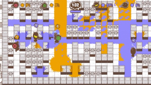 画像集#003のサムネイル/PS4/Switch向けアクションADV「PONPU」が本日発売。手描きテイストの世界を舞台に，爆発する卵を武器に戦うアヒルの冒険を描く