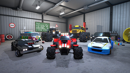 画像集#009のサムネイル/カースタント・ドライブゲーム「クラッシュドライブ3」が,PCやコンシューマ機,スマホに向けてクロスプレイ対応でリリース