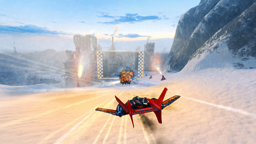 画像集#007のサムネイル/戦闘機レースアクション「スカイドリフト インフィニティ」がリリース。険しい峡谷や極寒のツンドラを高速で駆け抜けろ