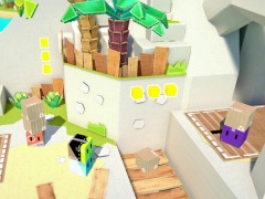 「パイルアップ!ボックス・バイ・ボックス」が本日リリース。カラフルな段ボールの世界で多彩なゲームに挑戦