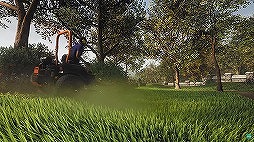 画像集#005のサムネイル/芝刈りシム「Lawn Mowing Simulator」がPC/Xbox Series Xでリリース。実在する12種の芝刈り機を駆使し，こだわりの芝刈りを楽しめる