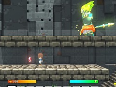 サンドボックスゲーム「テラビット」,横スクロールや見下ろし型の2D風ゲームを制作できるツール「2Dゲームエディタ」β版を公開