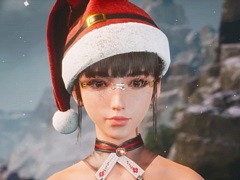 「Stellar Blade」,クリスマスアップデート本日実施。ザイオンがクリスマス色に染まり,イブとアダムのサンタコスチュームが登場