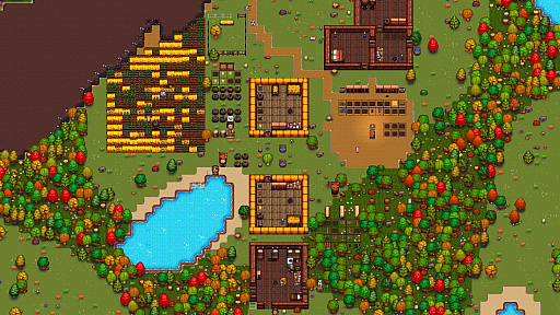 画像集#005のサムネイル/「Lords and Villeins」のアーリーアクセス版が10月1日にリリース。ピクセルアートが懐かしい中世町作りシム