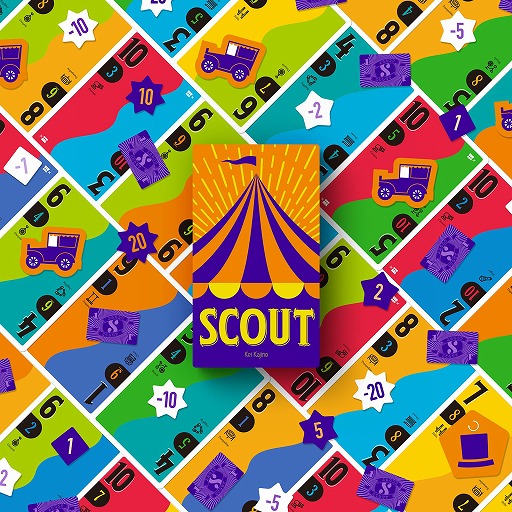 画像集#001のサムネイル/ホードゲーム「SCOUT」の海外版が発表。ゲームマーケット 2021秋では会場限定で発売