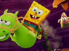 PS4/Switch版「スポンジ・ボブ:ザ コズミック シェイク」,本日発売。お気楽コンビが7つの世界を旅するハチャメチャアクション
