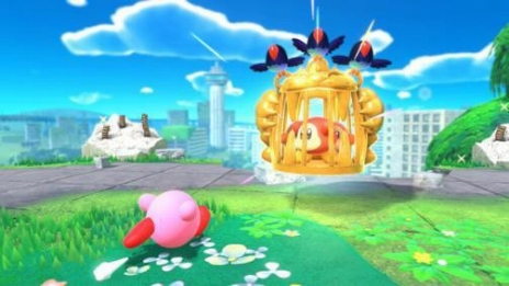 画像集#033のサムネイル/「星のカービィ ディスカバリー」の発売日が2022年3月25日に決定。360度に広がるステージを探索する,シリーズ初の3Dアクション