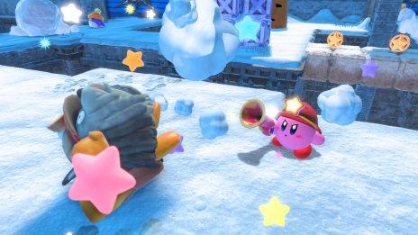 画像集#071のサムネイル/「星のカービィ ディスカバリー」の発売日が2022年3月25日に決定。360度に広がるステージを探索する,シリーズ初の3Dアクション