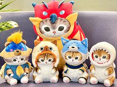 「モンスターハンター」と「mofusand」がコラボ。ぢゅのさんがデザインした“リオレウス”などのぬいぐるみが9月17日から景品として登場