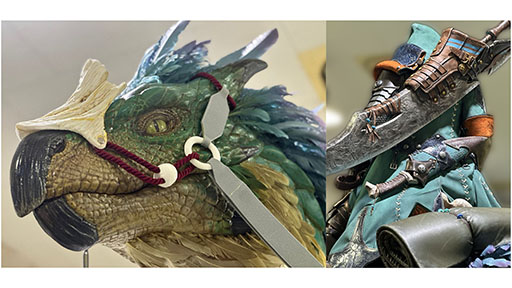画像集 No.010のサムネイル画像 / 「モンスターハンター20周年-大狩猟展-」，会場内の展示にフォーカスした映像が公開に。記念グッズやカフェの詳細も掲載