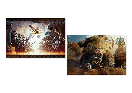 画像集 No.019のサムネイル画像 / 「モンスターハンター20周年-大狩猟展-」，会場内の展示にフォーカスした映像が公開に。記念グッズやカフェの詳細も掲載
