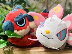 「モンハンライズ:サンブレイク」ぬいぐるみ付きエコバッグ第2弾が12月28日から順次展開。リオレウスとタマミツネが参戦