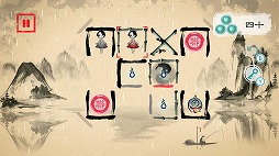画像集#001のサムネイル/「リン、パズルに描かれた少女の物語」のSwitch版が本日発売。水墨画の中を旅して回る不思議なパズルゲーム