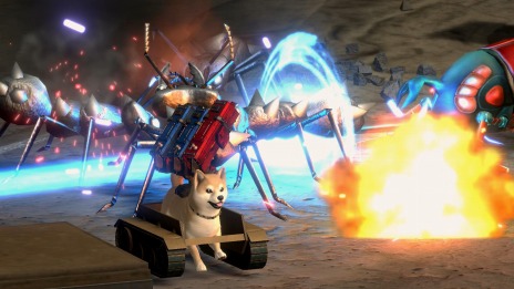 画像集#022のサムネイル/「METAL DOGS」にシリーズ伝統の乗り物風装備“ポチタンク”が登場。店舗別のオリジナル特典やパッケージ限定版の情報を公開
