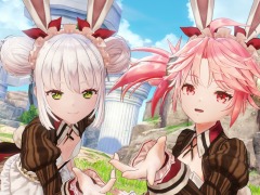 「ソフィーのアトリエ2」の有料DLC第2弾と無料追加コンテンツ第4弾が配信に。ソフィーらの共通衣装“うさ耳の看板娘”登場