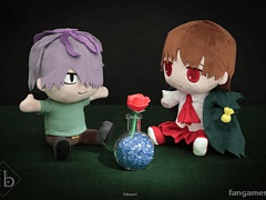 「Ib」最新グッズ,イヴとギャリーのぬいぐるみ,ゲルテナの世界を表現したデザインのデスクマットが本日発売