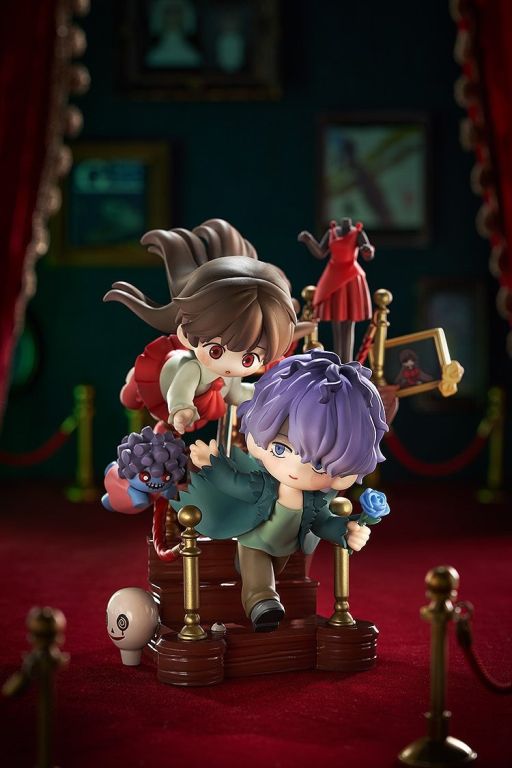 画像集 No.001のサムネイル画像 / 「Ib（イヴ）」のイヴとギャリーがジオラマ付きデフォルメフィギュアに。2025年1月に発売，予約受付を開始