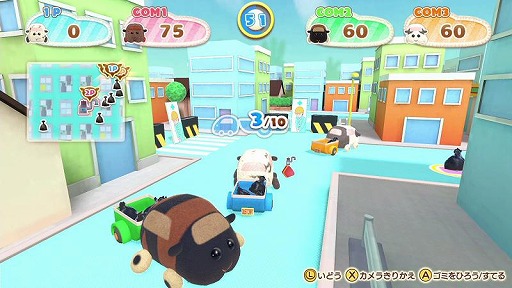 画像集#002のサムネイル/Switch「PUI PUI モルカー Let's!モルカーパーティー!」が本日リリース。ポテト達が登場するOPムービーを公開中