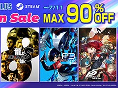 「龍が如く8」「ペルソナ3 リロード」などの人気タイトルがSteamでセール中。セガの「Summer Sale」,本日開始