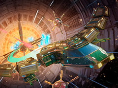 Switch版「グリーンフェニックス」の配信が10月28日にスタート。“人間とAIを結ぶ深い絆の物語”を描く3DスペースSTG