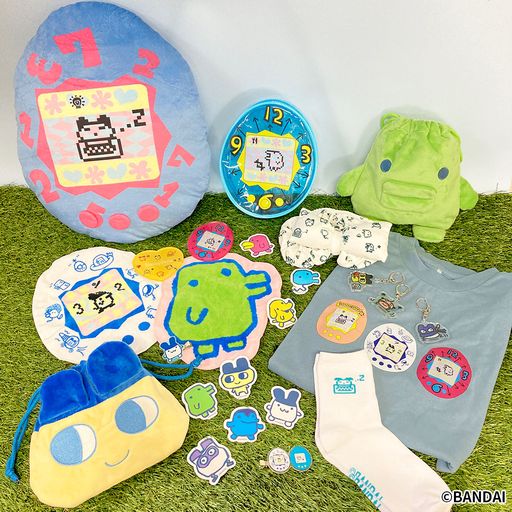 画像集 No.002のサムネイル画像 / 「たまごっち」とサンキューマートのコラボ雑貨が6月23日から順次発売に。懐かしいデザインの全40アイテムがお手軽な価格で手に入る