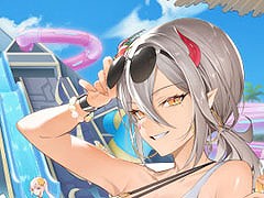 「アウタープレーン」,セクシーな水着姿が目を引く魔術師レジーナを本日実装。全体攻撃とデバフスキルが特徴の夏季限定キャラ【PR】