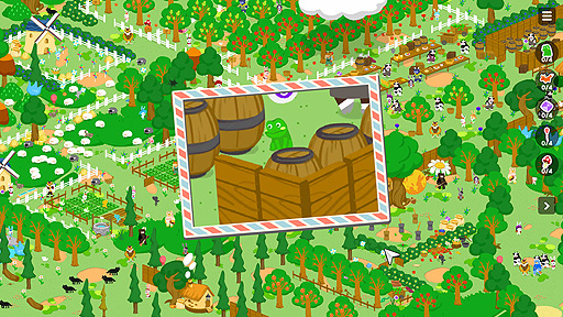 画像集#008のサムネイル/【PR】探し物ゲーム「Zoo Seeker」,早期アクセスをSteamで本日開始。メルヘンチックな世界で,モノや動物に化けたスライムを探そう