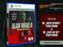 「Alan Wake 2」のPS5用パッケージ版が10月22日に発売決定。デラックスエディションの内容に加えて,第1作のリマスター版もセットに