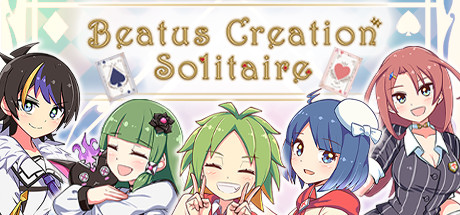 画像集#001のサムネイル/「ビータスクリエイションソリティア」のSteamストアページが公開に。VTuberグループがソリティアになって登場