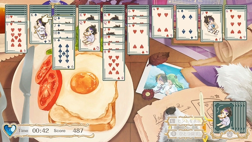 画像集#003のサムネイル/「ビータスクリエイションソリティア」のSteamストアページが公開に。VTuberグループがソリティアになって登場