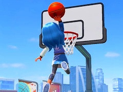 「Nintendo Switch Sports」,新種目「バスケットボール」を夏の無料アップデートで追加。Joy-Conを使った体感操作で,2対2の試合を楽しめる