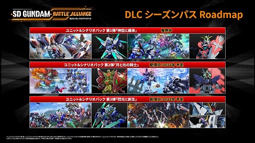画像集 No.022のサムネイル画像 / 「SDガンダム バトルアライアンス」,DLC第2弾を9月29日にリリース。第3弾までに収録される新コンテンツを紹介するPVが公開に