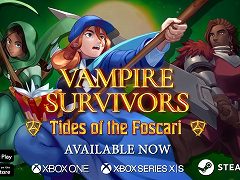 「Vampire Survivors」DLC第2弾“Tides of the Foscari”が本日リリース。魔法学園の生徒たちが,13種の新武器をひっさげてやってきた