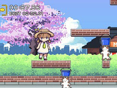 PC/Switch「スーパーナナル」本日配信。パン屋さんの少女が奪われたパンを取り戻すために冒険するラン&ジャンプアクション