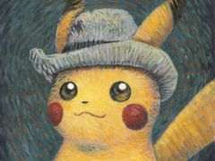 ゴッホの自画像に触発されたピカチュウ。「ポケモン」とオランダのゴッホ美術館とのコラボが現地時間9月29日から開催
