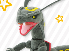 「ポケモンSV」,黒いレックウザのぬいぐるみを12月12日にポケモンセンターオンラインで発売。オリジナルステッカーをもらえる企画も開催