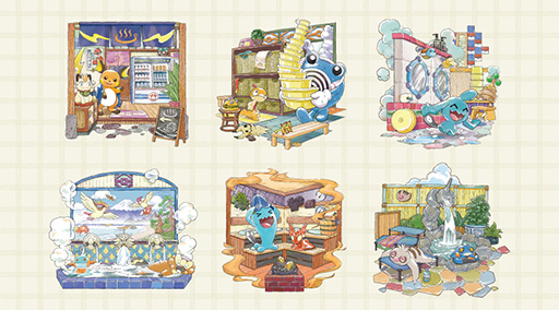 画像集 No.008のサムネイル画像 / ポケモン，「ケロリン」コラボ桶などをラインナップしたグッズ「ぽけもんせんと～」を3月27日に発売
