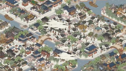 画像集#003のサムネイル/スマホアプリ「水都百景録～癒しの物語と町づくり」配信開始。古き良き町を建設する経営SLG