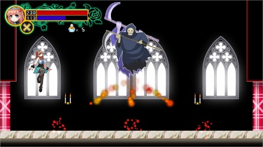 画像集#002のサムネイル/Switch「ツクールシリーズ MessiahEnd Refrain」の配信が本日スタート。少女リディアが異形のモンスター達に立ち向かう探索アクションゲーム