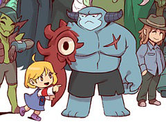 最強の魔物ロイが人間の少女メグを守りながら戦うアドベンチャーRPG「メグとばけもの」本日配信。オリジナルサントラも同時発売