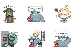 「メグとばけもの」,ゲーム内シーンを再現したLINEスタンプ(全16種)を販売中。ゲーム本編のPC/Switch向け15%オフセールも